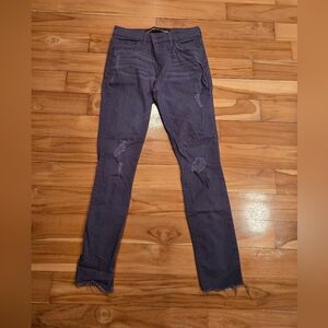 Stylish Distressed Blue Jeans
